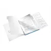 Leitz WOW PP -välilehtikirja, 6 välilehteä, A4, polypropeeni (PP), sininen, metalli, 200 arkkia, 260 mm, 17 mm
