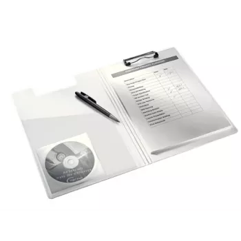 Leitz WOW kirjoitusalusta kannella, A4, polyfoam, sininen, 75 arkkia, 1 tasku, 230 mm