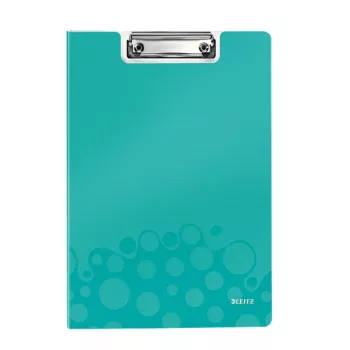 Leitz WOW kirjoitusalusta kannella, A4, polyfoam, sininen, 75 arkkia, 1 tasku, 230 mm