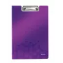 Leitz WOW kirjoitusalusta kannella, A4, polyfoam, violetti, 75 arkkia, 1 tasku, 230 mm