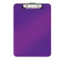 Leitz WOW kirjoitusalusta ilman etukantta, A4, muovi, violetti, 80 arkkia, 228 mm, 320 mm