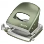 Leitz NeXXt Style rei'itin, 2-reikäinen 30 arkkia metalli, 30 arkkia, vihreä, hopea, metalli, 8 cm, A6, 107 mm