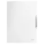 Leitz 3-läppäinen kansio Style PP A4, A4, polypropeeni (PP), valkoinen, 150 arkkia, 80 g/m², kuminauha