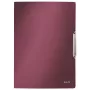 Leitz 3-läppäinen kansio Style PP A4, A4, polypropeeni (PP), punainen, 150 arkkia, 80 g/m², kuminauha