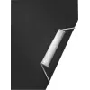 Leitz 3-läppäinen kansio Style PP A4, A4, polypropeeni, musta, 150 arkkia, 80 g/m², kuminauha