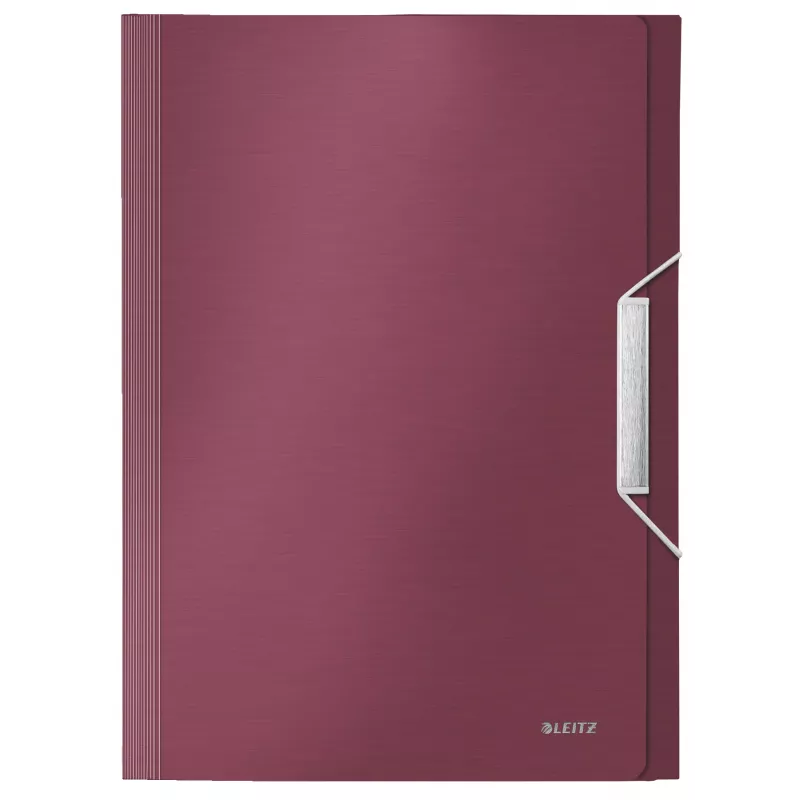 Leitz laajennettava haitarikansio PP, A4, polypropeeni (PP), punainen, 250 arkkia, 80 g/m², 6 lokeroa