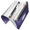 Leitz laajennettava haitarikansio PP, A4, polypropeeni (PP), sininen, 250 arkkia, 80 g/m², 6 lokeroa