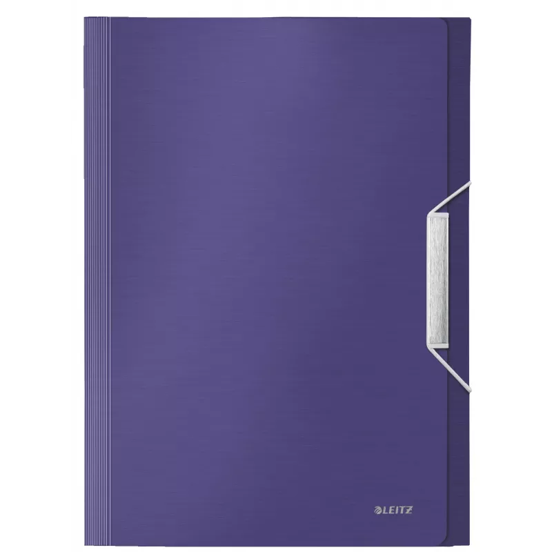 Leitz laajennettava haitarikansio PP, A4, polypropeeni (PP), sininen, 250 arkkia, 80 g/m², 6 lokeroa