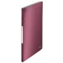 Leitz Style näyttökansio PP 40 taskua, punainen, polyvinyylikloridi (PVC), 40 taskua, A4, 233 mm, 16 mm