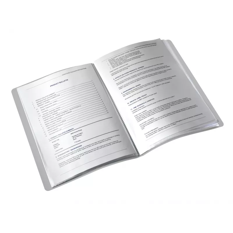 Leitz Style näyttökansio PP 40 taskua, punainen, polyvinyylikloridi (PVC), 40 taskua, A4, 233 mm, 16 mm