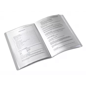 Leitz Style näyttökansio PP 40 sivua, musta, polyvinyylikloridi (PVC), 40 taskua, A4, 233 mm, 16 mm