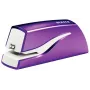 Leitz NeXXt nitoja paristokäyttöinen WOW 5566, 10 arkkia, 1 cm, muovi, violetti, valkoinen, paristo, 50 mm