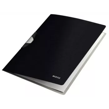 Leitz puristinliitin Style ColorClip Professional, A4, polypropeeni (PP), musta, 40 arkkia, 80 g/m², 222 mm