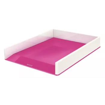 Leitz asiakirjalokero WOW Dual Colour, muovi, metalli, pinkki, A4, 267 mm, 336 mm, 49 mm