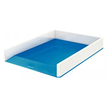 Leitz asiakirjalokero WOW Dual Colour, muovi, sininen, metalli, A4, 267 mm, 336 mm, 49 mm