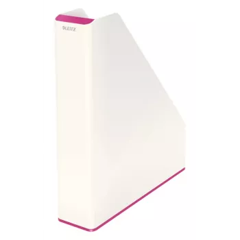 Leitz aikakauslehtikotelo WOW Dual Colour, pinkki, valkoinen, muovi, A4, 272 mm, 318 mm, 430 g