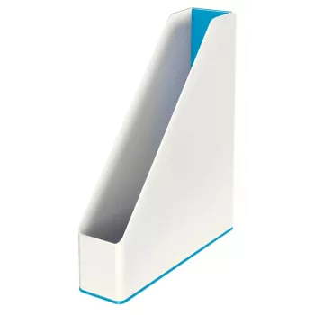 Leitz aikakauslehtikotelo WOW Dual Colour, sininen, valkoinen, muovi, A4, 272 mm, 318 mm, 430 g