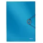 Leitz 3-läppäkansio Solid PP A4, läppäkansio, A4, polypropeeni (PP), sininen, 150 arkkia, 80 g/m²