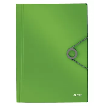 Leitz 3-läppäkansio Solid PP A4, läppäkansio, A4, polypropeeni (PP), vihreä, 150 arkkia, 80 g/m²