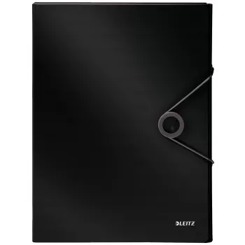 Leitz box-kansio Solid PP 30 mm, läppäkansio, A4, polypropeeni (PP), musta, 250 arkkia, 80 g/m²