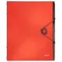 Leitz Registerbuch Solid 6 Tabs, kansio, A4, polypropeeni (PP), punainen, 200 arkkia, 80 g/m²