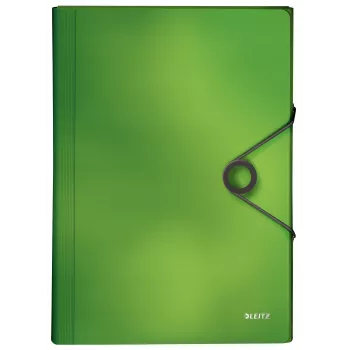 Leitz Project File Solid PP, A4, polypropeeni (PP), vihreä, 250 arkkia, 80 g/m², kuminauha