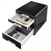 Leitz Desk Cube 4 laatikkoa, 4 laatikkoa, muovi, musta, 1 kpl, 270 mm, 287 mm