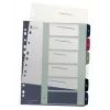 Leitz Index PC Printable 1-6 Style PP A4+, numeerinen rekisteri, polypropeeni (PP), monivärinen, pysty, A4 Maxi, 245 mm