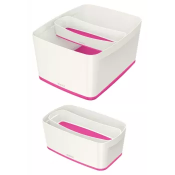 Esselte 5258-10-23 säilytysastia suorakaide akryylinitriilibutadieenistyreeni (ABS) pinkki, valkoinen