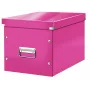 Leitz Box Click & Store WOW Cube Large säilytyslaatikko, fuksia, kartonki, 320 mm, 360 mm, 310 mm