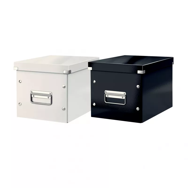 Leitz säilytyslaatikko Click & Store WOW Cube Medium, fuksia, kartonki, 260 mm, 260 mm, 240 mm