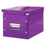 Leitz säilytyslaatikko Click & Store WOW Cube Medium, violetti, kartonki, 260 mm, 260 mm, 240 mm