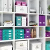 Leitz säilytyslaatikko Click & Store WOW Cube Medium, violetti, kartonki, 260 mm, 260 mm, 240 mm