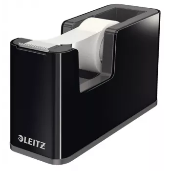 Leitz teippileikkuri Dual Colour, 1,9 cm, 33 m, polystyreeni, musta, 51 mm, 126 mm