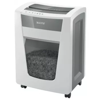 Leitz IQ Office Pro silppuri P5, mikrosilppu, 23 cm, 2 x 15 mm, 30 l, 300 arkkia, 55 dB
