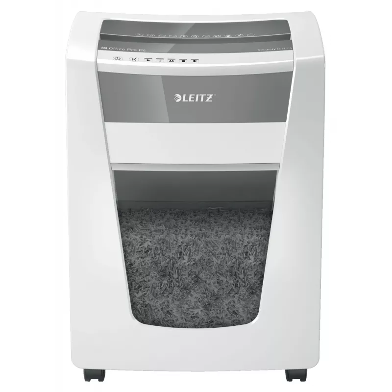 Leitz IQ Office Pro silppuri P4, ristisilppu, 23 cm, 4 x 40 mm, 30 l, 275 arkkia, 55 dB