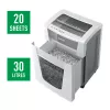 Leitz IQ Office Pro silppuri P4, ristisilppu, 23 cm, 4 x 40 mm, 30 l, 275 arkkia, 55 dB