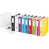 Leitz kansio Active PP WOW A4/80 mm, A4, D-rengas, säilytys, polyfoam, musta, 500 arkkia