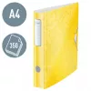 Leitz kansio Active PP WOW A4/65 mm, A4, D-rengas, säilytys, polyfoam, keltainen, 350 arkkia