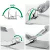 Leitz kansio Active PP WOW A4/65 mm, A4, D-rengas, säilytys, polyfoam, keltainen, 350 arkkia