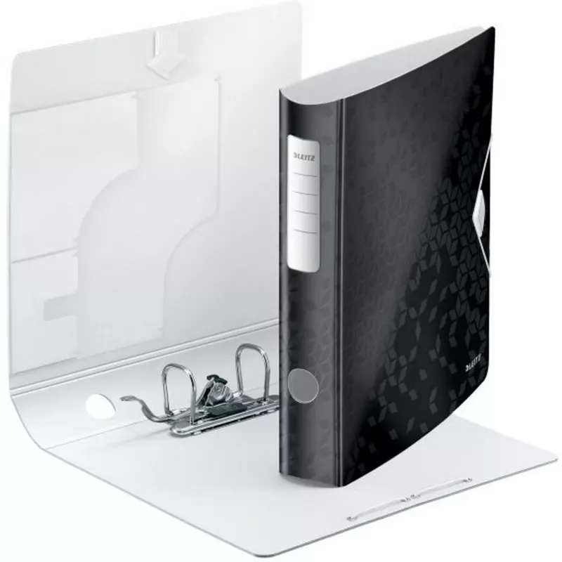 Leitz kansio Active PP WOW A4/65 mm, A4, polyfoam, musta, 350 arkkia, 80 g/m², 6,5 cm