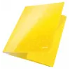Leitz 3-läppäkansio WOW Card/POB A4, esityskansio, A4, polypropyleeni (PP), keltainen, 250 arkkia, 80 g/m²