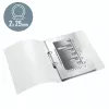 Leitz rengaskansio WOW PP A4 2RR/25 mm, A4, pyöreä rengas, polypropyleeni (PP), musta, 190 arkkia, 80 g/m²