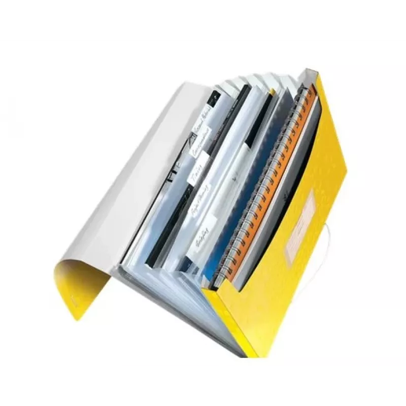 Leitz projektikansio WOW PP, A4, polypropyleeni (PP), keltainen, pysty, 250 arkkia, 80 g/m²