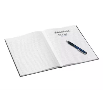 Leitz vihko WOW A5 viivoitettu kovakantinen 90 g/80 arkkia, kuvio, musta, A5, 80 arkkia, 80 g/m², viivoitettu paperi