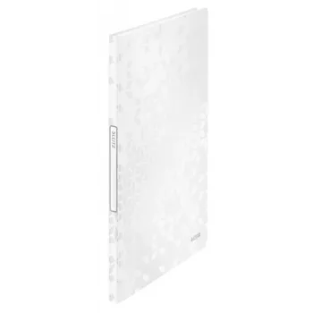 Leitz WOW näyttökirja PP 20 taskua, valkoinen, polyvinyylikloridi (PVC), 20 taskua, A4, 231 mm, 13 mm