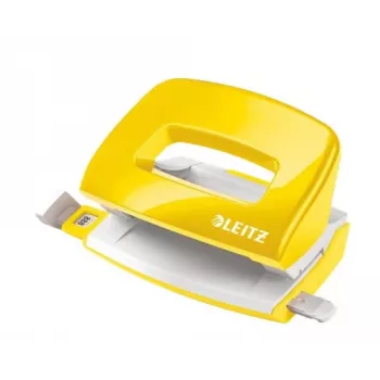 Leitz NeXXt WOW Mini rei'itin 2-reikäinen / 10 arkkia, 10 arkkia, keltainen, muovi, 8 cm, 5,5 mm, A4, A5, A6, Folio, US Quart, 8 x 8 x 8 cm