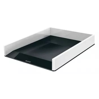 Leitz WOW Dual Colour asiakirjalokero, muovi, musta, valkoinen, A4, A4, 267 mm, 336 mm