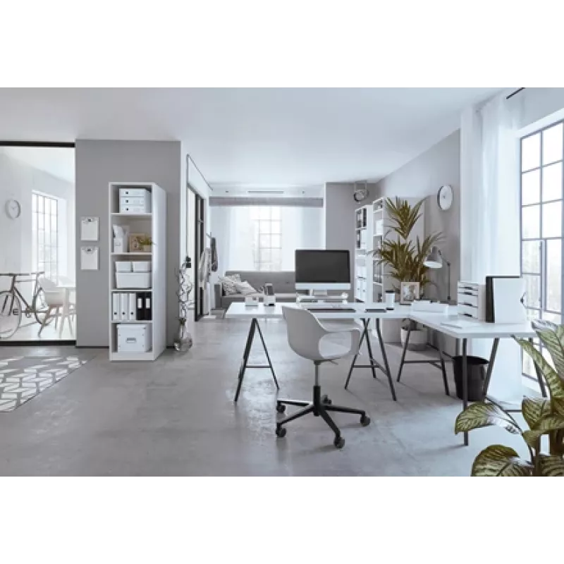 Leitz WOW Dual Colour aikakauslehtikotelo, A4, musta/valkoinen