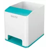 Leitz WOW Sound kynäteline, sininen, valkoinen, polystyreeni (PS), 90 mm, 101 mm, 100 mm, 140 g